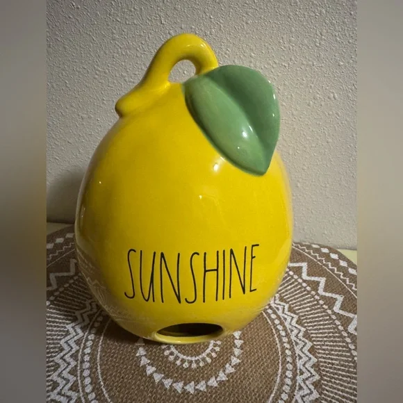🆕 Rae Dunn ‘Sunshine’ Birdhouse artisan collection ceramic yellow by Magenta - Picture 1 of 5